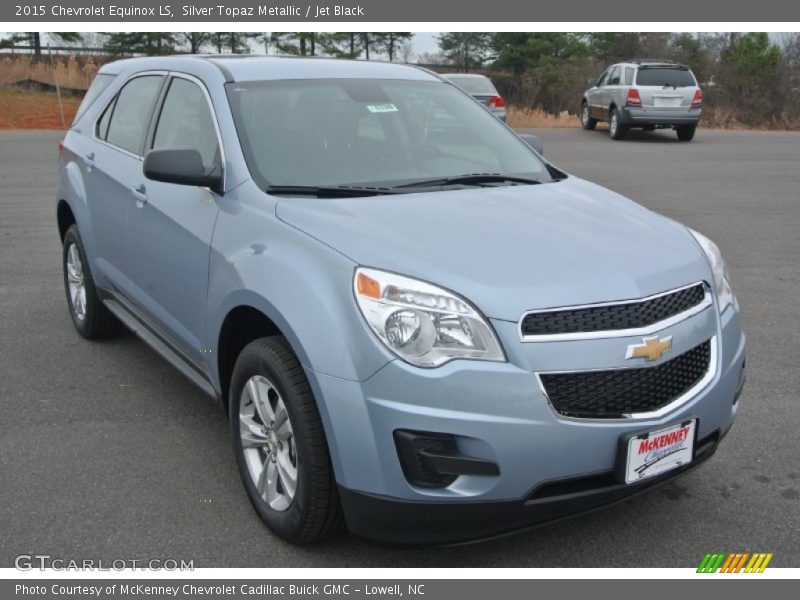 Silver Topaz Metallic / Jet Black 2015 Chevrolet Equinox LS