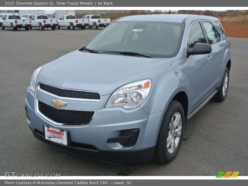 Silver Topaz Metallic / Jet Black 2015 Chevrolet Equinox LS