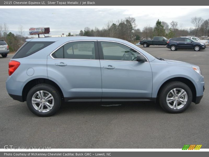 Silver Topaz Metallic / Jet Black 2015 Chevrolet Equinox LS
