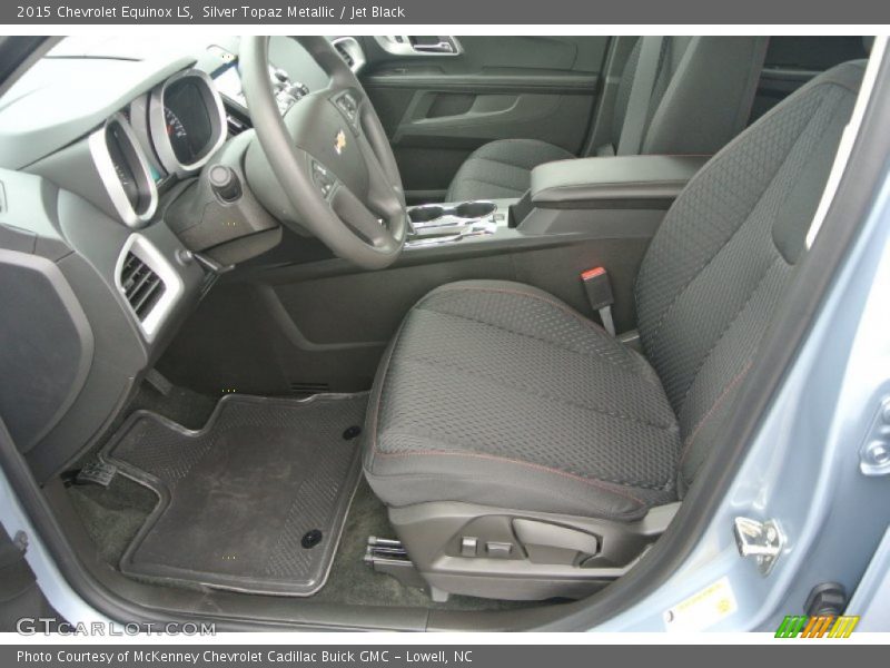 Silver Topaz Metallic / Jet Black 2015 Chevrolet Equinox LS