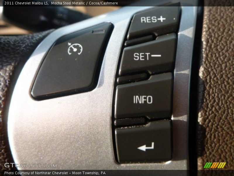 Mocha Steel Metallic / Cocoa/Cashmere 2011 Chevrolet Malibu LS