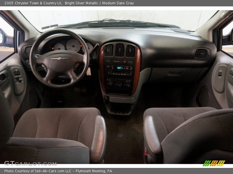 Bright Silver Metallic / Medium Slate Gray 2005 Chrysler Town & Country LX