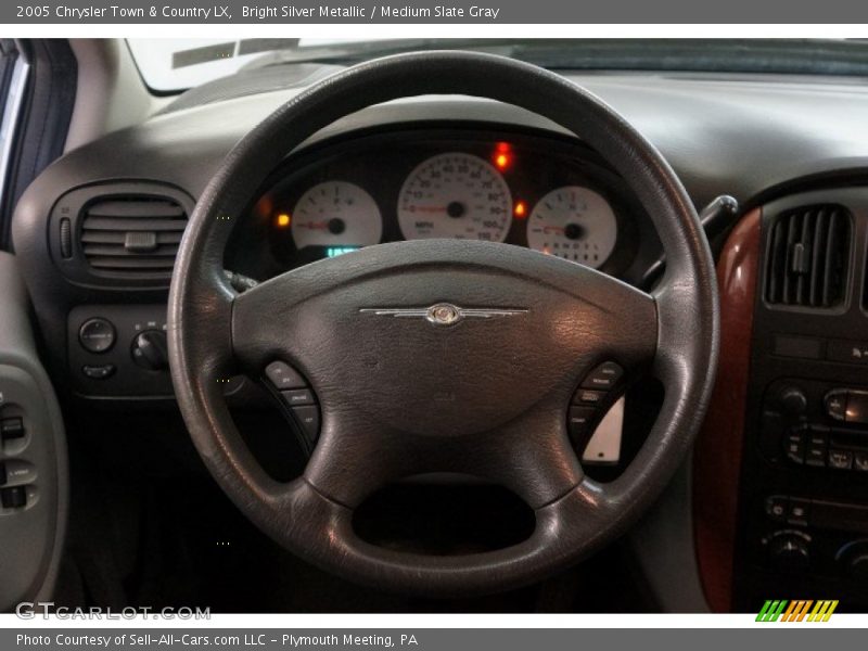Bright Silver Metallic / Medium Slate Gray 2005 Chrysler Town & Country LX