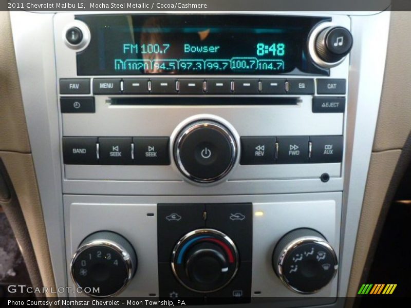 Mocha Steel Metallic / Cocoa/Cashmere 2011 Chevrolet Malibu LS