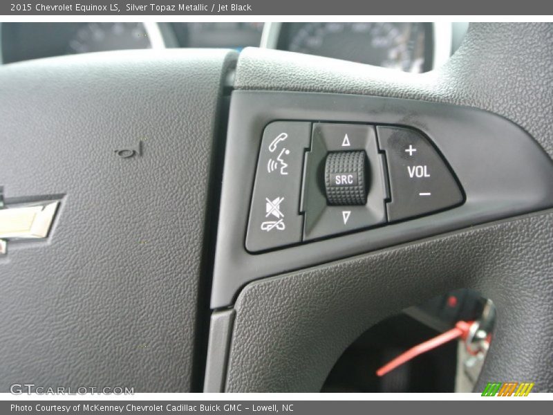 Silver Topaz Metallic / Jet Black 2015 Chevrolet Equinox LS