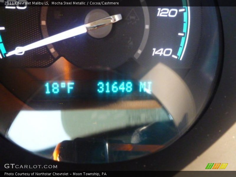 Mocha Steel Metallic / Cocoa/Cashmere 2011 Chevrolet Malibu LS