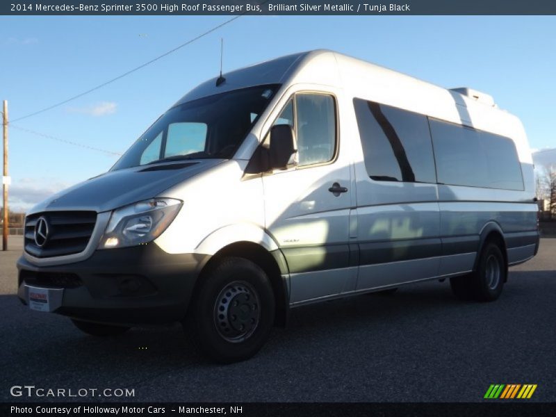 Brilliant Silver Metallic / Tunja Black 2014 Mercedes-Benz Sprinter 3500 High Roof Passenger Bus