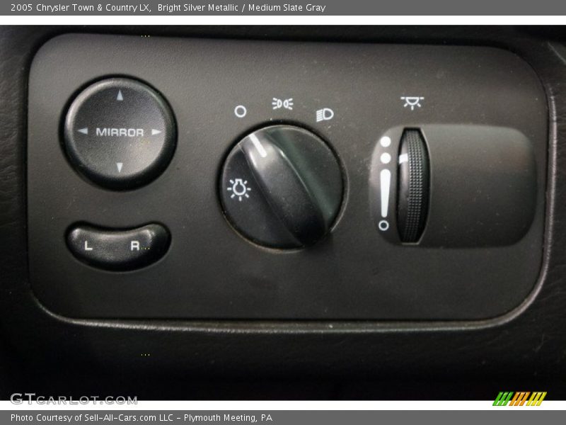 Bright Silver Metallic / Medium Slate Gray 2005 Chrysler Town & Country LX