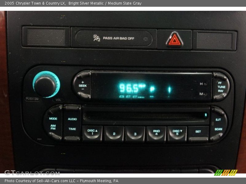 Bright Silver Metallic / Medium Slate Gray 2005 Chrysler Town & Country LX