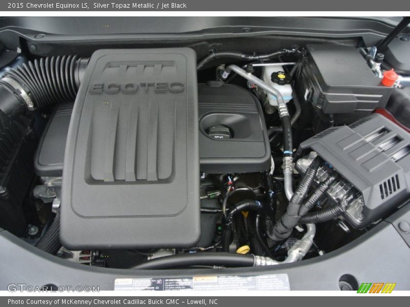 Silver Topaz Metallic / Jet Black 2015 Chevrolet Equinox LS