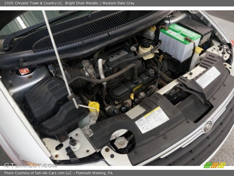 Bright Silver Metallic / Medium Slate Gray 2005 Chrysler Town & Country LX