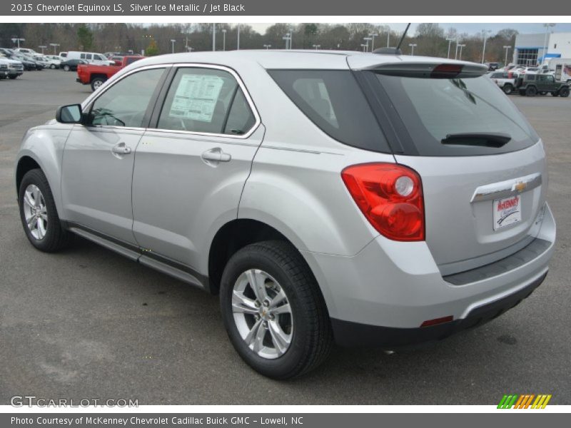 Silver Ice Metallic / Jet Black 2015 Chevrolet Equinox LS