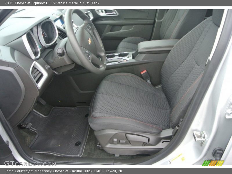 Silver Ice Metallic / Jet Black 2015 Chevrolet Equinox LS