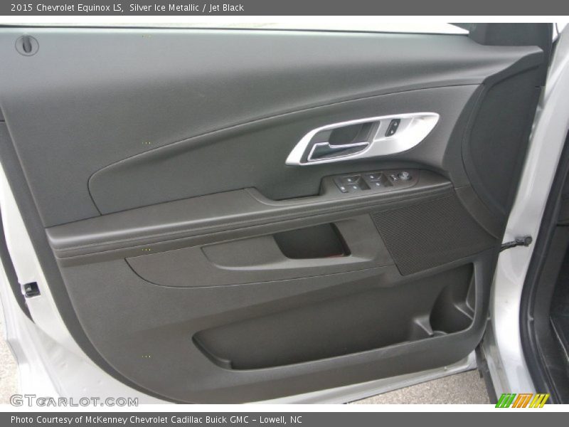 Silver Ice Metallic / Jet Black 2015 Chevrolet Equinox LS