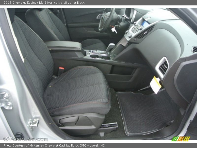 Silver Ice Metallic / Jet Black 2015 Chevrolet Equinox LS