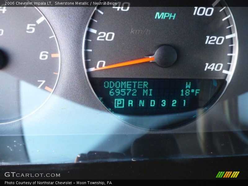 Silverstone Metallic / Neutral Beige 2006 Chevrolet Impala LT