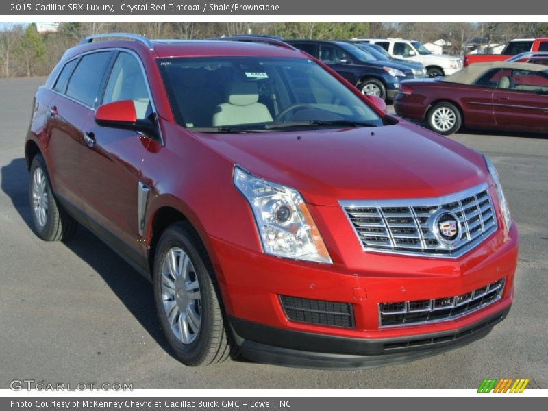 Crystal Red Tintcoat / Shale/Brownstone 2015 Cadillac SRX Luxury
