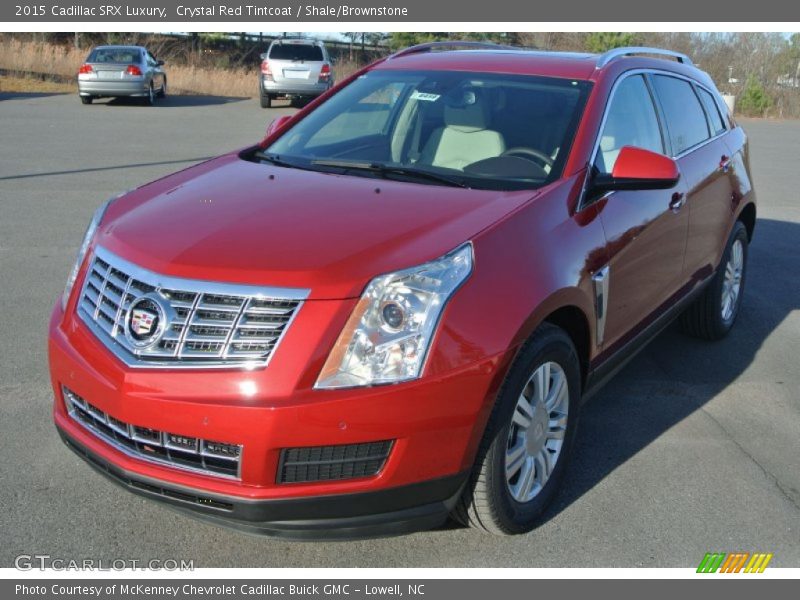Crystal Red Tintcoat / Shale/Brownstone 2015 Cadillac SRX Luxury