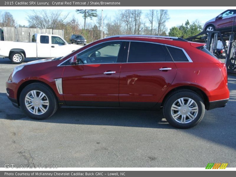 Crystal Red Tintcoat / Shale/Brownstone 2015 Cadillac SRX Luxury