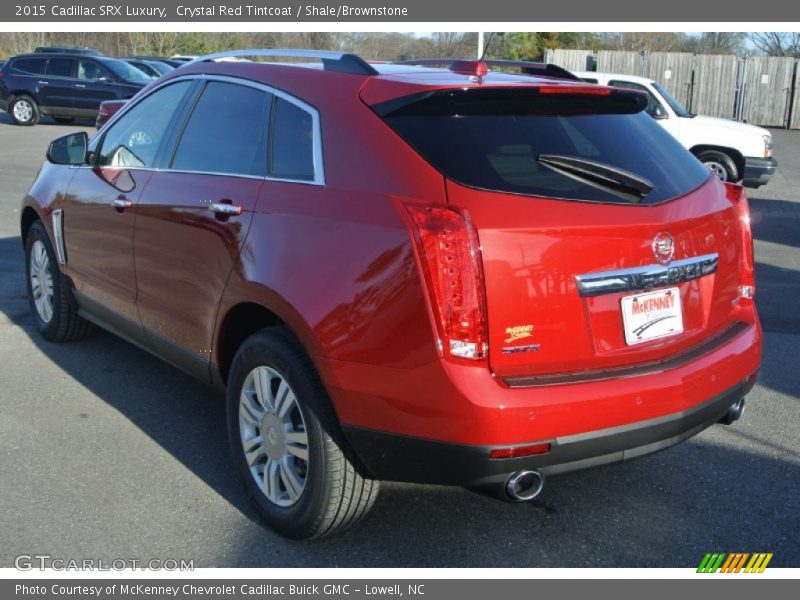 Crystal Red Tintcoat / Shale/Brownstone 2015 Cadillac SRX Luxury