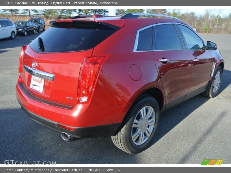 Crystal Red Tintcoat / Shale/Brownstone 2015 Cadillac SRX Luxury