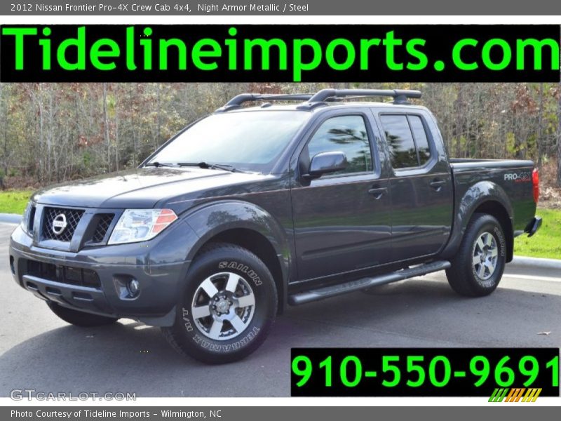 Night Armor Metallic / Steel 2012 Nissan Frontier Pro-4X Crew Cab 4x4