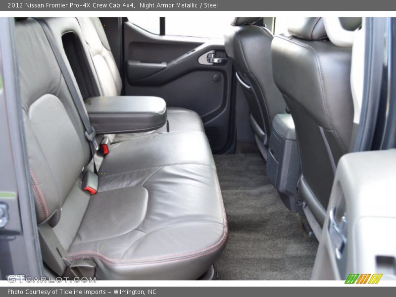 Rear Seat of 2012 Frontier Pro-4X Crew Cab 4x4