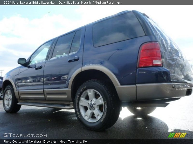 Dark Blue Pearl Metallic / Medium Parchment 2004 Ford Explorer Eddie Bauer 4x4