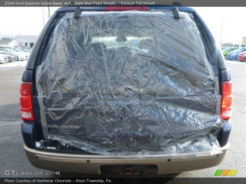 Dark Blue Pearl Metallic / Medium Parchment 2004 Ford Explorer Eddie Bauer 4x4