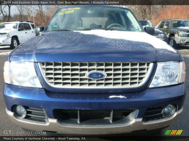 Dark Blue Pearl Metallic / Medium Parchment 2004 Ford Explorer Eddie Bauer 4x4