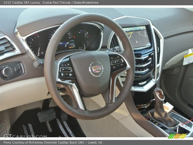 Crystal Red Tintcoat / Shale/Brownstone 2015 Cadillac SRX Luxury