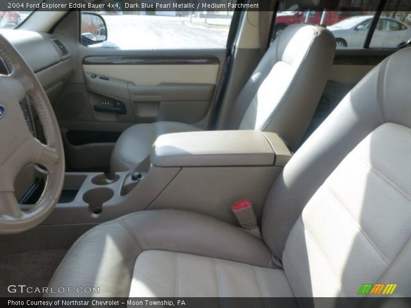 Dark Blue Pearl Metallic / Medium Parchment 2004 Ford Explorer Eddie Bauer 4x4