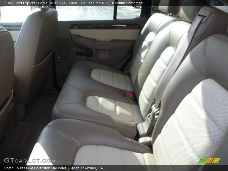 Dark Blue Pearl Metallic / Medium Parchment 2004 Ford Explorer Eddie Bauer 4x4
