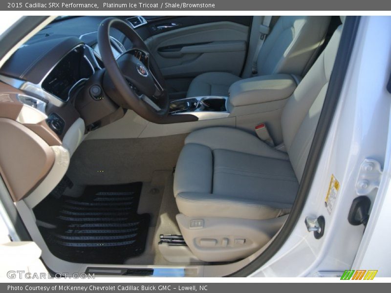 Platinum Ice Tricoat / Shale/Brownstone 2015 Cadillac SRX Performance