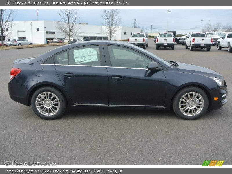 Blue Ray Metallic / Jet Black/Medium Titanium 2015 Chevrolet Cruze Eco