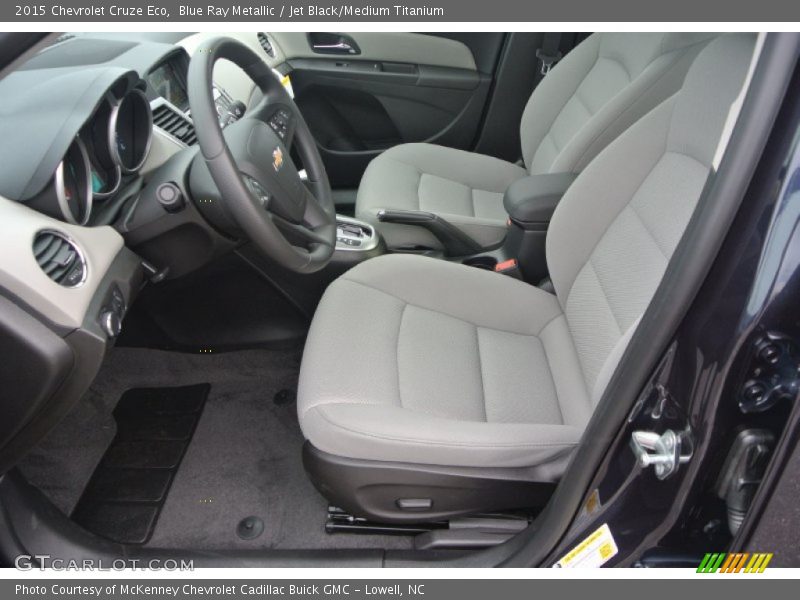 Blue Ray Metallic / Jet Black/Medium Titanium 2015 Chevrolet Cruze Eco