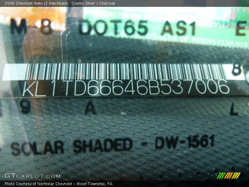 Cosmic Silver / Charcoal 2006 Chevrolet Aveo LS Hatchback