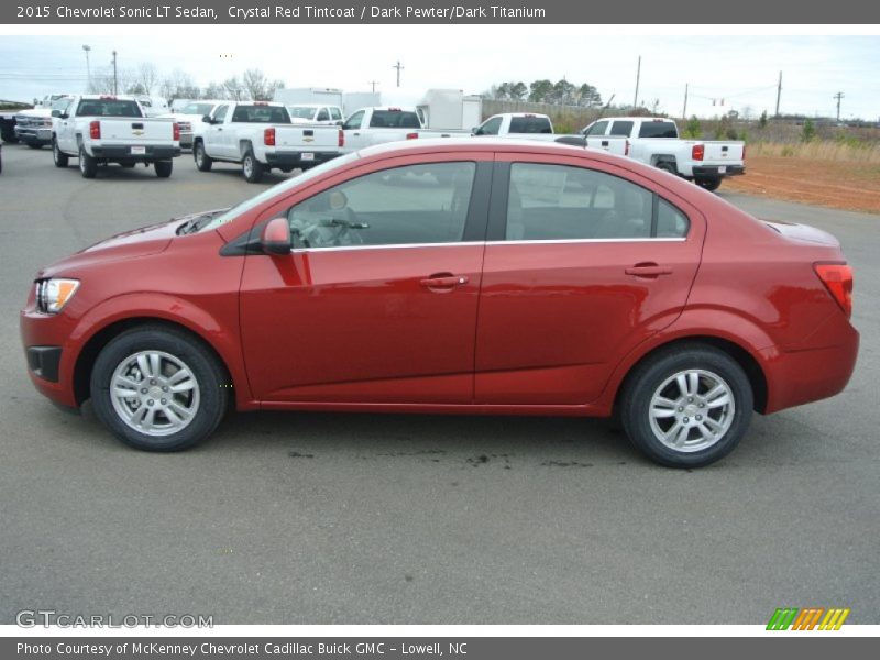  2015 Sonic LT Sedan Crystal Red Tintcoat