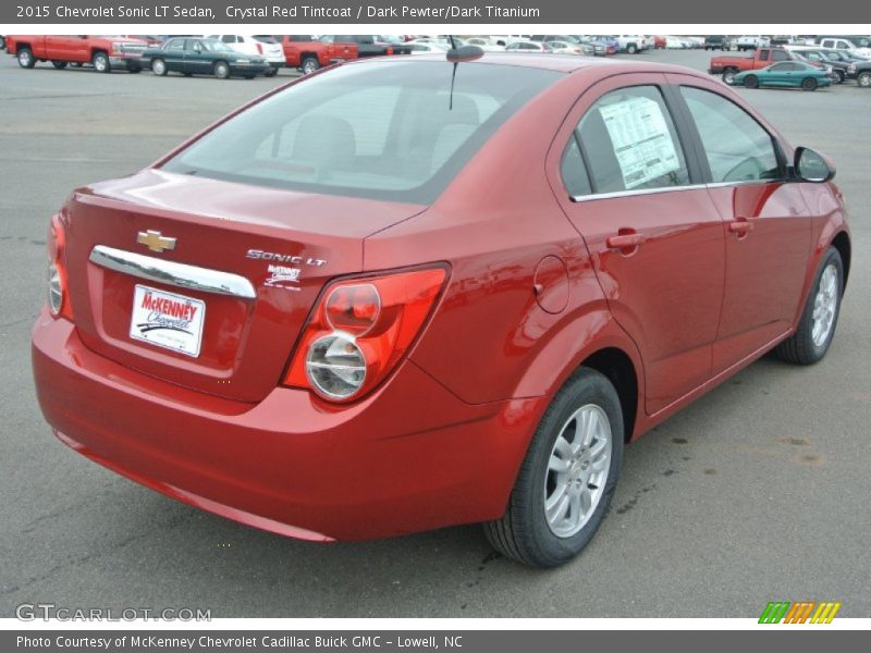 Crystal Red Tintcoat / Dark Pewter/Dark Titanium 2015 Chevrolet Sonic LT Sedan