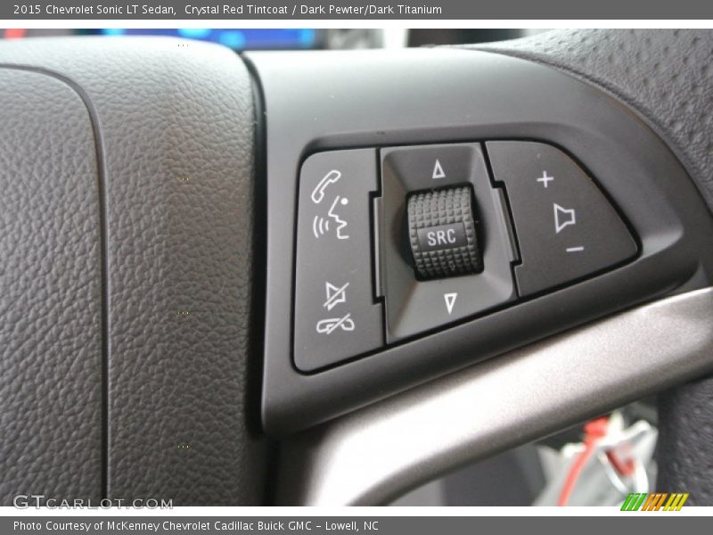 Crystal Red Tintcoat / Dark Pewter/Dark Titanium 2015 Chevrolet Sonic LT Sedan