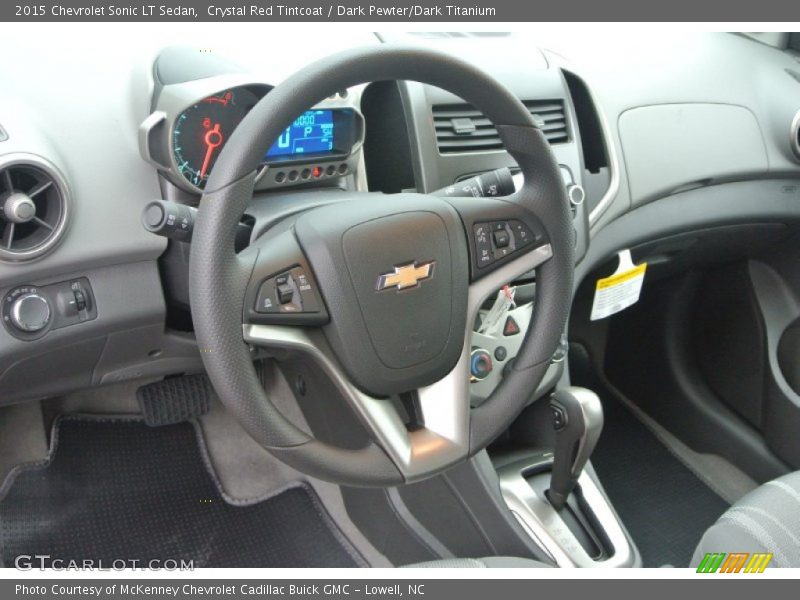 Crystal Red Tintcoat / Dark Pewter/Dark Titanium 2015 Chevrolet Sonic LT Sedan