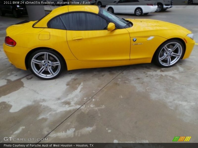 Atacama Yellow / Black 2011 BMW Z4 sDrive35is Roadster