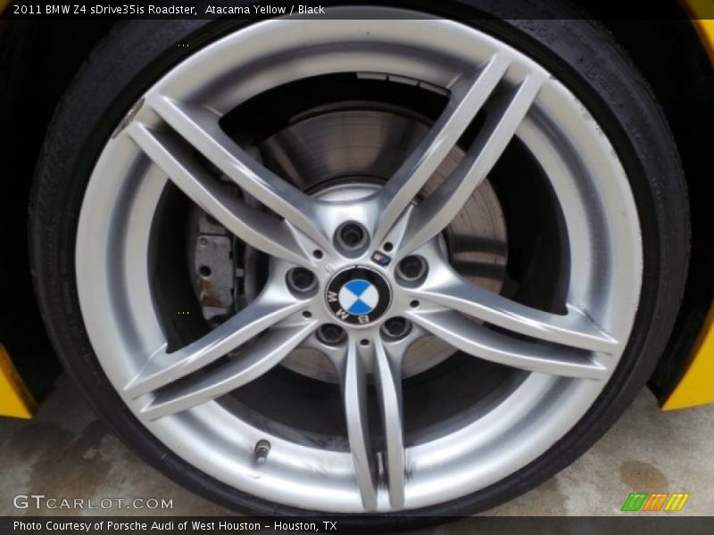 Atacama Yellow / Black 2011 BMW Z4 sDrive35is Roadster