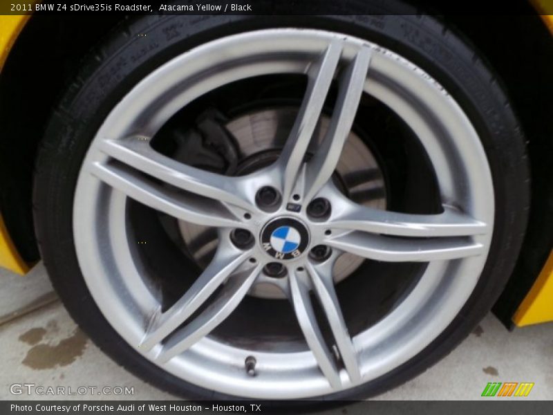 Atacama Yellow / Black 2011 BMW Z4 sDrive35is Roadster