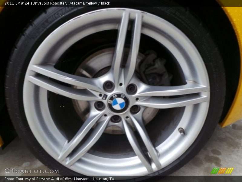 Atacama Yellow / Black 2011 BMW Z4 sDrive35is Roadster