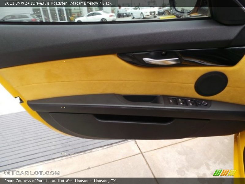 Atacama Yellow / Black 2011 BMW Z4 sDrive35is Roadster