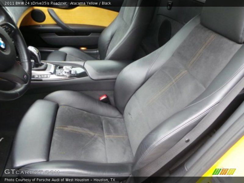 Atacama Yellow / Black 2011 BMW Z4 sDrive35is Roadster