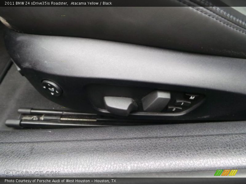 Atacama Yellow / Black 2011 BMW Z4 sDrive35is Roadster