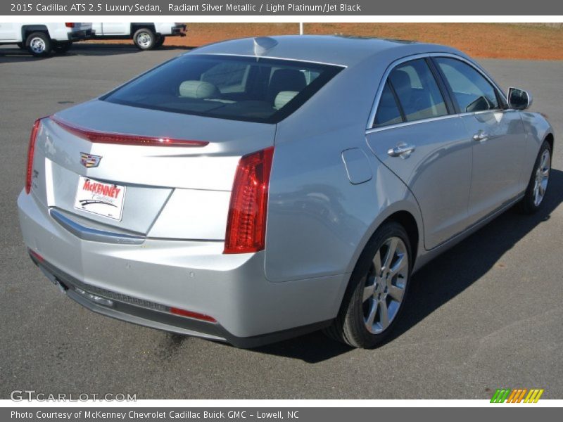 Radiant Silver Metallic / Light Platinum/Jet Black 2015 Cadillac ATS 2.5 Luxury Sedan