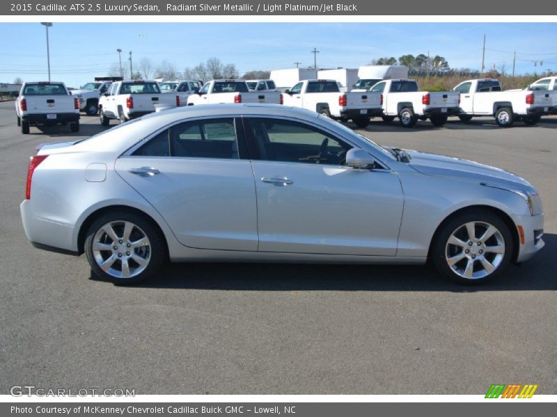 Radiant Silver Metallic / Light Platinum/Jet Black 2015 Cadillac ATS 2.5 Luxury Sedan